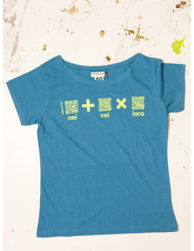 T-Shirt "AIL Code" Donna BIO - Colore...