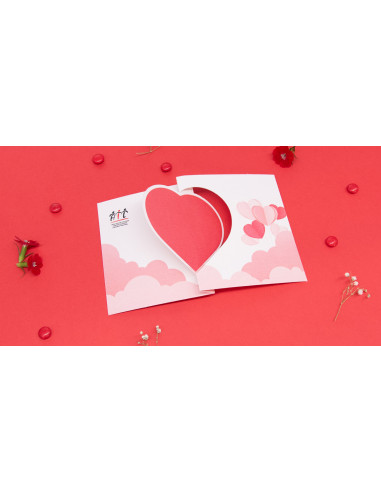 Biglietto PopUp Cuore
