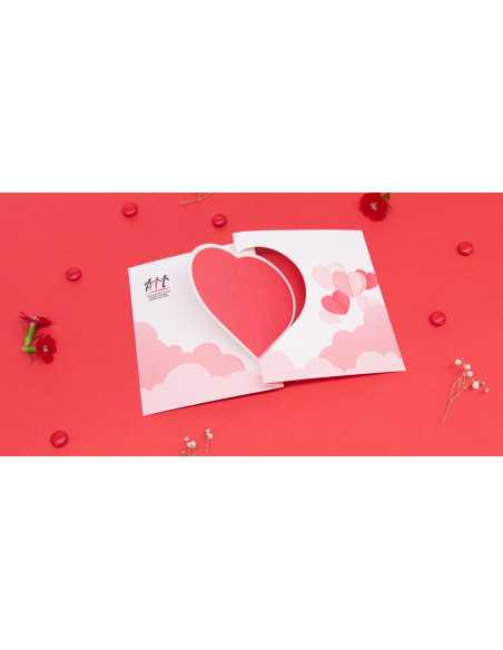 Biglietto PopUp Cuore