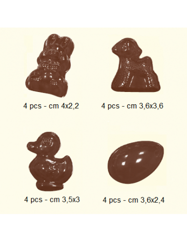 Stampo per cioccolatini pasquali - 16...
