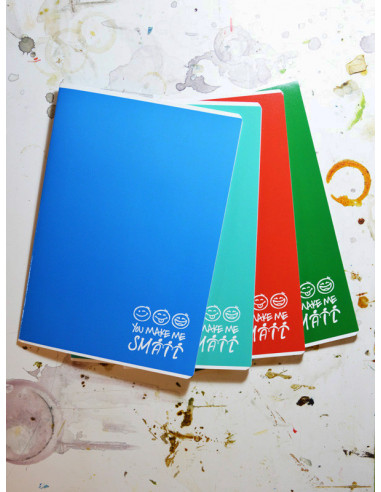 Set 4 Maxi Quaderni YouMakeMeSmAIL